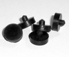 Mini tope negro 3 x 9,5 en goma